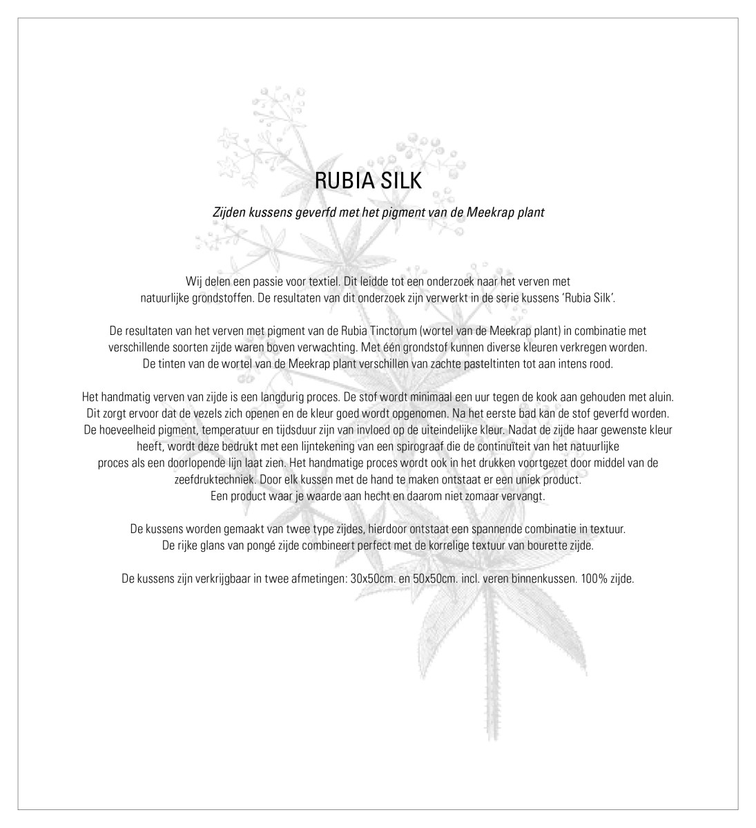 Rubia Silk, silk, meekrap, natural paint, natural dyed, cotton & clay, cottonclay, claycotton, cotton and clay, cotton clay, studio cotton and clay, studio cotton & clay, dutch design, design, zijde, natuurlijk verven